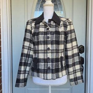 Giorgio Fiorlini Plaid Wool Blend Blazer